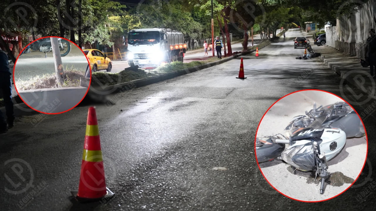 Alexander murió tras chocar con el separador en el sector de Chimita