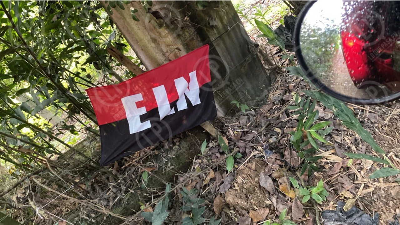 Bandera del ELN en zona rural de Piedecuesta generó pánico y alertas