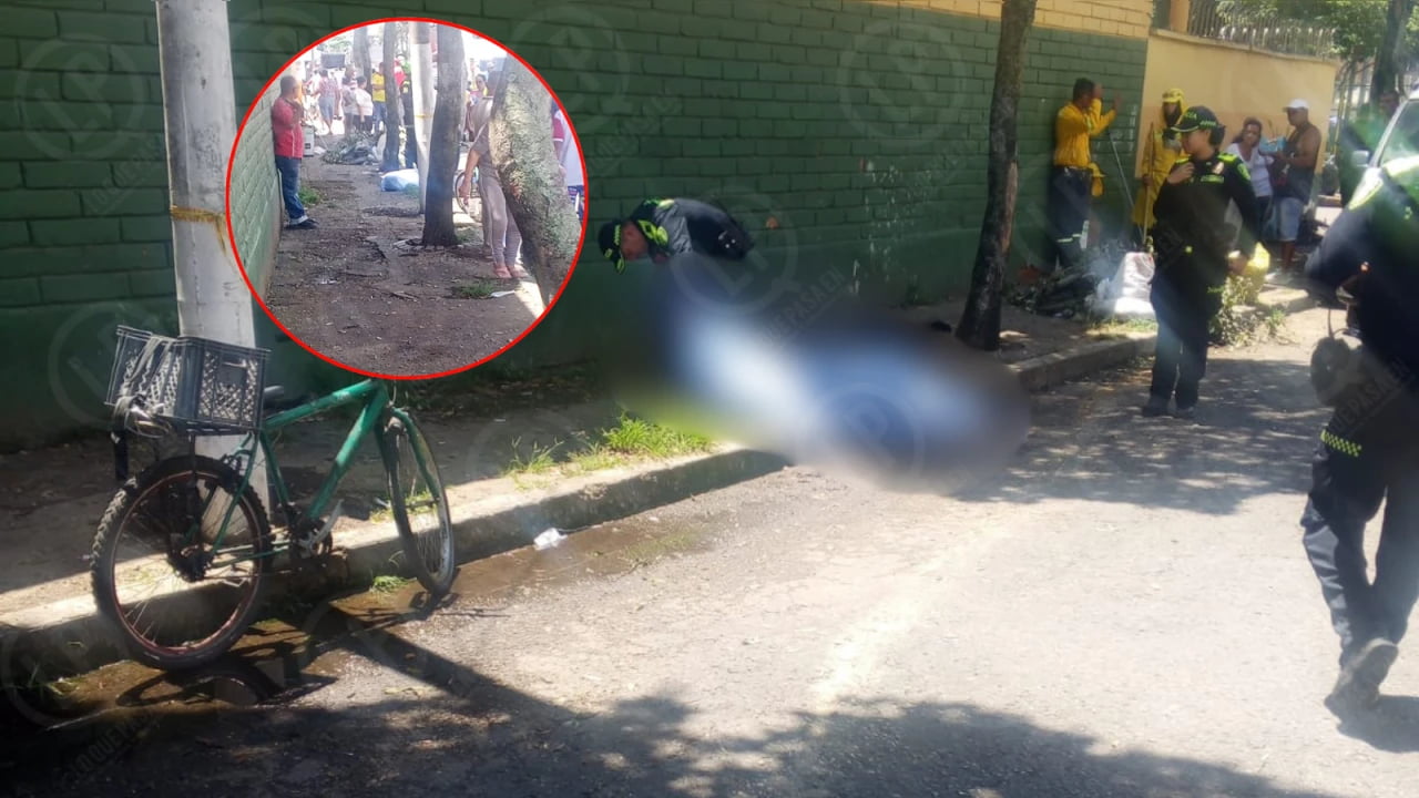 Hombre falleció mientras se movilizaba en bicicleta en Bucaramanga.