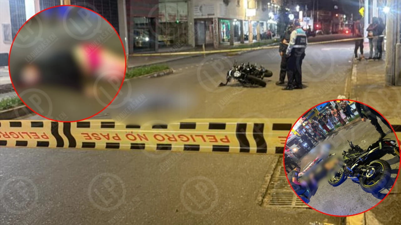 Mujer murió tras ser arrollada por una motocicleta cuando cruzaba la vía