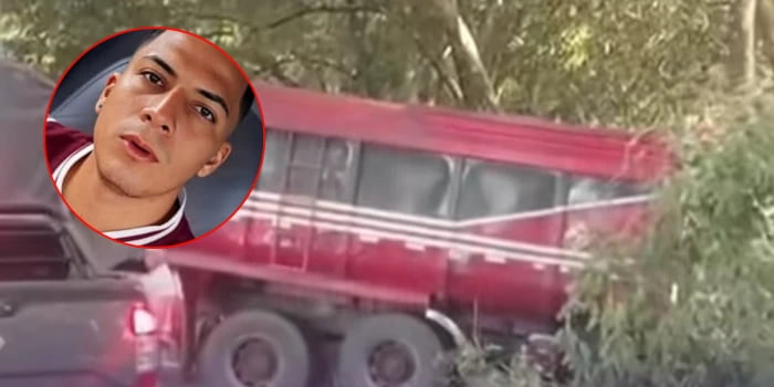 Violento choque contra árboles dejó un muerto en plena carretera.