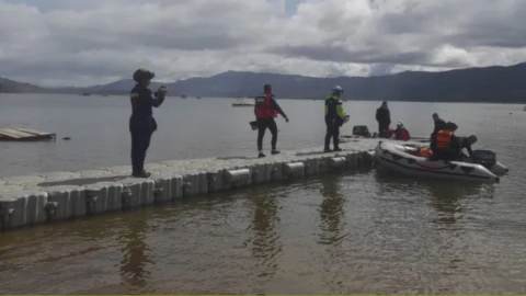 Accidente en un embalse de Tominé dejó una mujer desaparecida
