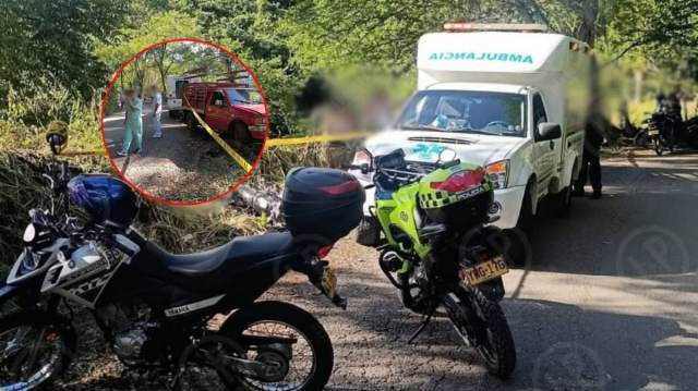 Fatal accidente entre moto y camioneta en la vía Socorro–Simacota