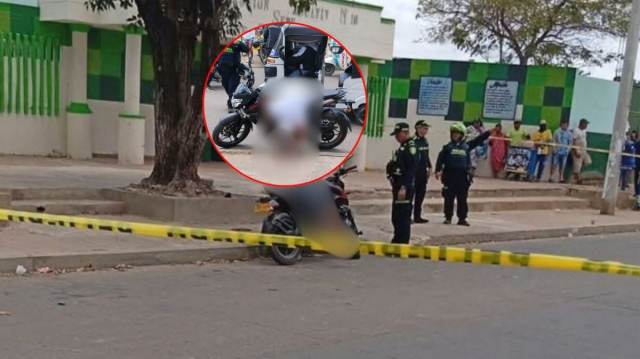 Fue por su hijo al colegio y terminó asesinado sobre su motocicleta