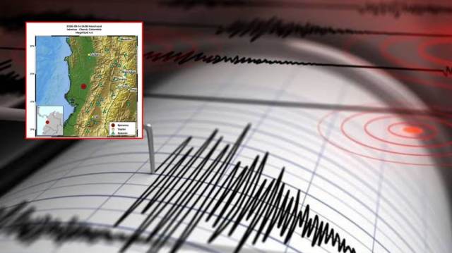 ¿Lo sintió? Sismo de magnitud 4,4 sacudió Colombia esta tarde