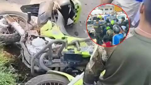 Ataque con explosivo contra la Policía dejó varios heridos.