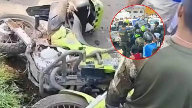 Ataque con explosivo contra la Policía dejó varios heridos.