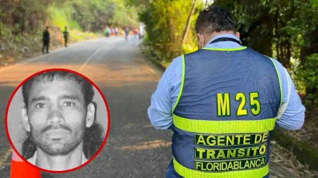Efren Moreno, el motociclista que se mató en Ruitoque habría alcanzado a despedirse de sus seres amados.