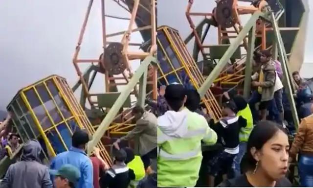 VIDEO: 2 Heridos dejó emergencia en parque de diversiones en Bojacá