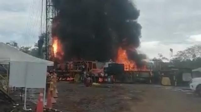 Tres hombres se encuentran en la unidad de cuidados intensivos UCI tras explosión de un pozo petrolero