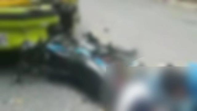 VIDEO: Motociclista  sufrió grave accidente en Bucaramanga