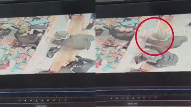VIDEO: De 30 puñaladas comerciante asesinó al hombre que pretendía robarlo