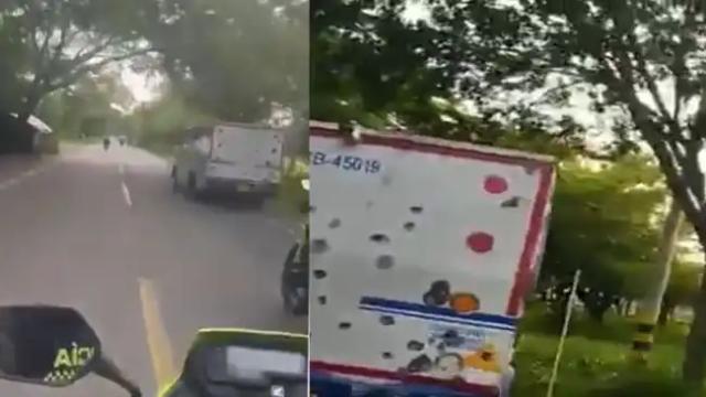 Video: Como de película, robaron un carro de valores con 5000 mil millones de pesos