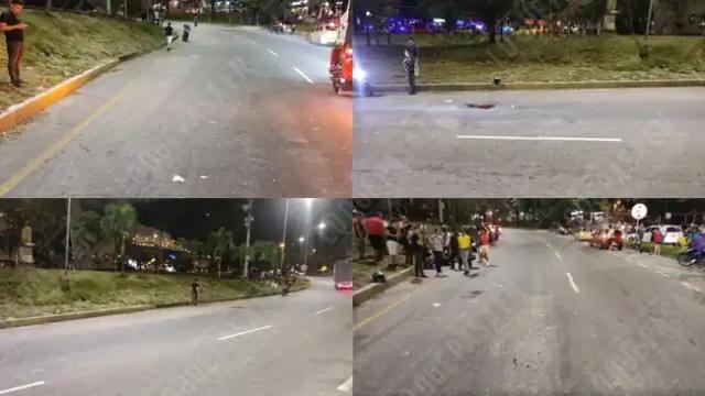 Madre e hija iban en moto cuando sufrieron accidente en Piedecuesta, una de ellas murio
