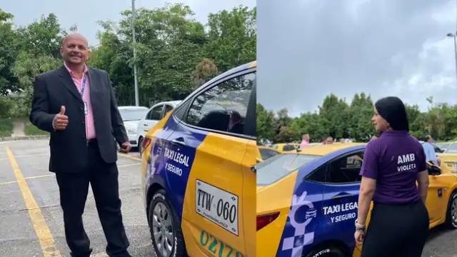 Conoce por que los taxis de Bucaramanga y su área metropolitana se visten de violeta