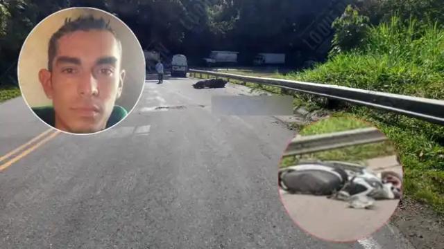 A Luis Carlos el choque con una baranda metálica le arrebató la vida en Curos