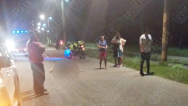 Vehículo fantasma le quito la vida a un hombre en vías de Santander
