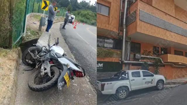 Motociclista murió luego de caer a una alcantarilla en la vía al aeropuerto