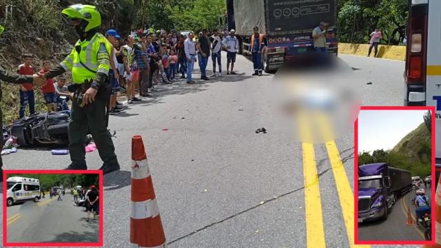 Trágico accidente de tránsito en la vía San Gil-Bucaramanga cobra la vida de una mujer y deja a un menor herido