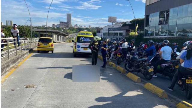 Video sensible: En puesto de control de Transito murió motociclista en el Diamante ll