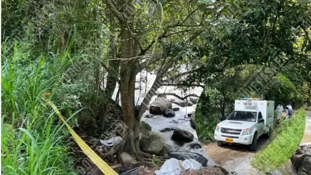 Óscar Javier Rueda  el hombre que fue hallado con una herida en el cuello en el rio Suratá