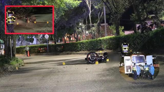 A Ronier le gano la curva, no soporto el golpe y murió en la transversal oriental
