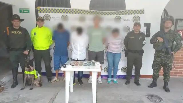 Policia de Santander desmanteló red dedicada a la venta de estupefacientes