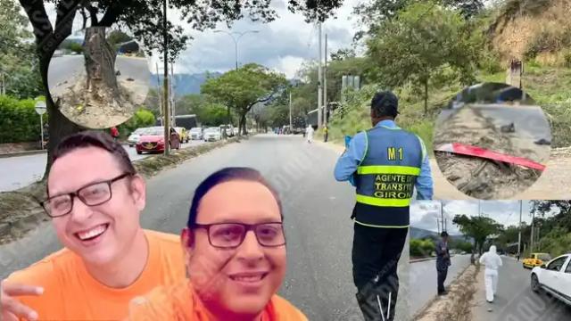 Rigoberto, el  Voluntario de la defensa Civil que perdió la vida en un accidente en Girón