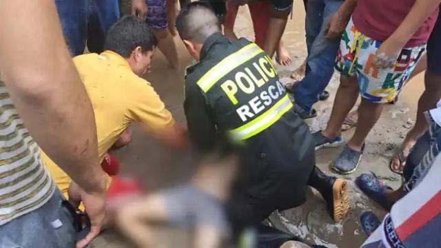 Dos gemelos de 8 años que cayeron al Rio de Oro fueron rescatados por Ponalsar