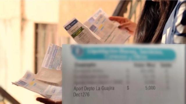 Ya reviso el recibo de la luz aporte a la Guajira a locales comerciales y a estratos 4, 5 y 6