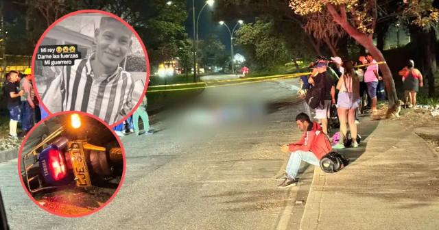 Miguel, el motociclista que murió en la vía Café Madrid, una tractomula lo embistió y se fugó