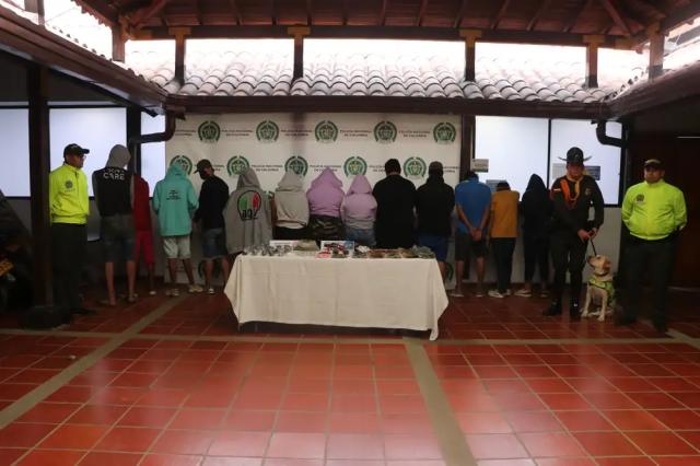 Desarticulan Grupo Delincuencial "Las Villas" Dedicado al Tráfico de Estupefacientes en Floridablanca