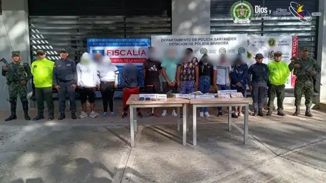 Desarticulación de Grupo Delictivo "Los Pelucos" en Puente Nacional, Santander