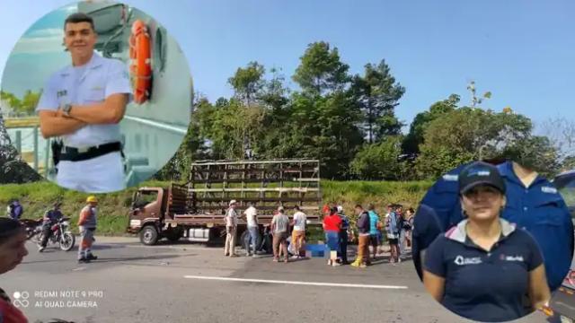 Integrante de la marina, murió trágicamente junto a su tía en accidente vía la Costa