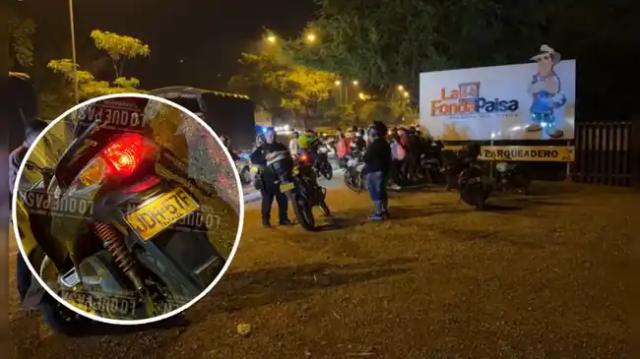 Motociclista sin identificar perdió la vida en impactante choque en Floridablanca. Buscan a sus familiares