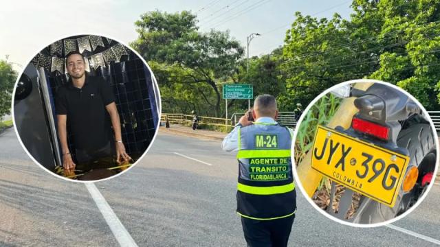 Daniel, el motociclista que perdió la vida tras impactar contra la baranda del puente de Lagos 2