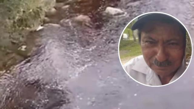 "Chejo" perdió la vida al caer en un río en Charalá. La moto era conducida por un menor de edad