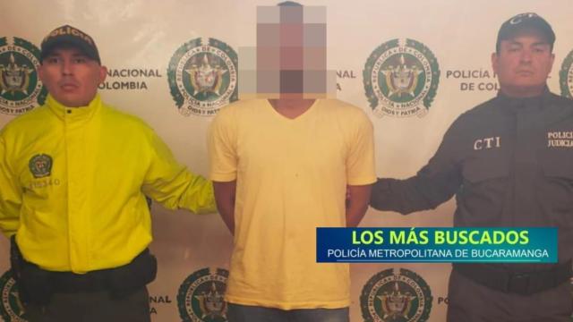 Capturado uno de los hombres más buscados de Bucaramanga por homicidio
