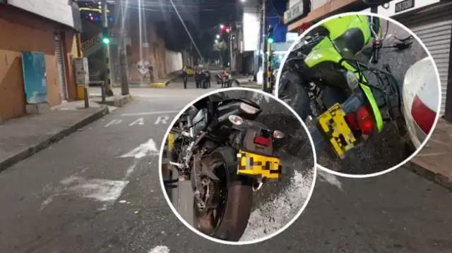 Colisión de motos en Bucaramanga dejó tres heridos y un detenido por alcoholemia