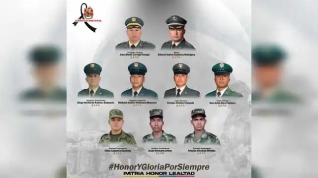 Presidente Petro lamentó muerte de nueve militares en el Sur de Bolívar