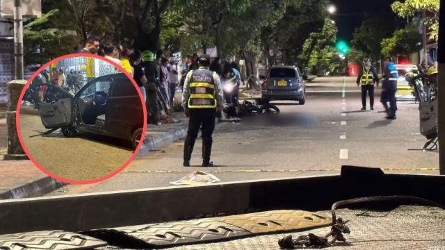 Raúl, el motociclista que murió al chocar con una puerta abierta de un vehículo en Bucaramanga.