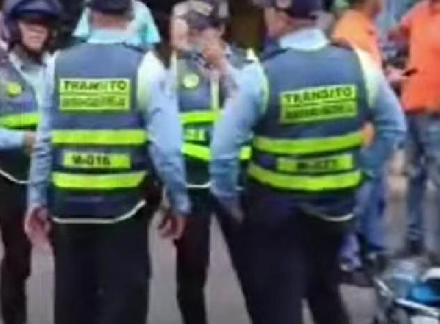 Motociclista herido en polémico procedimiento de tránsito en Santander
