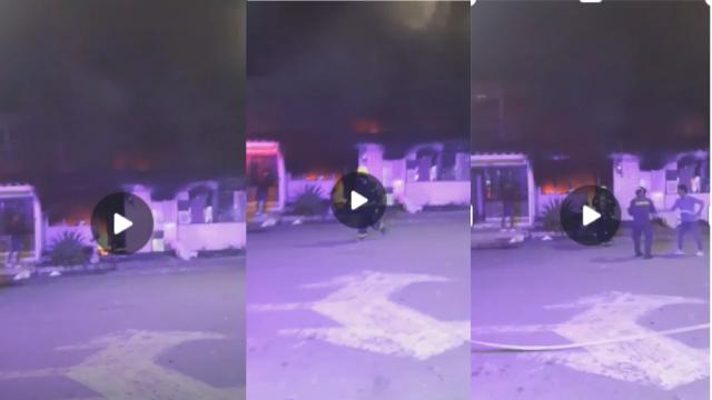 Hombre y sus 5 Perros Escapan Ilesos de Voraz Incendio en Girón
