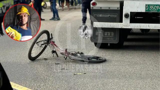 Fue Identificado el Ciclista que Murió Aplastado por las Llantas de una Tractomula, en Girón