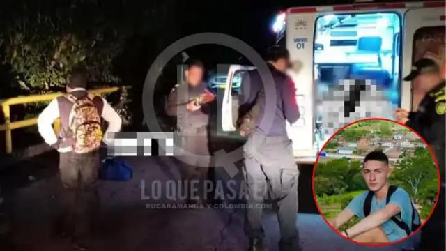 Trágico accidente en Barichara: un muerto y dos heridos tras chocar moto contra la baranda de un puente