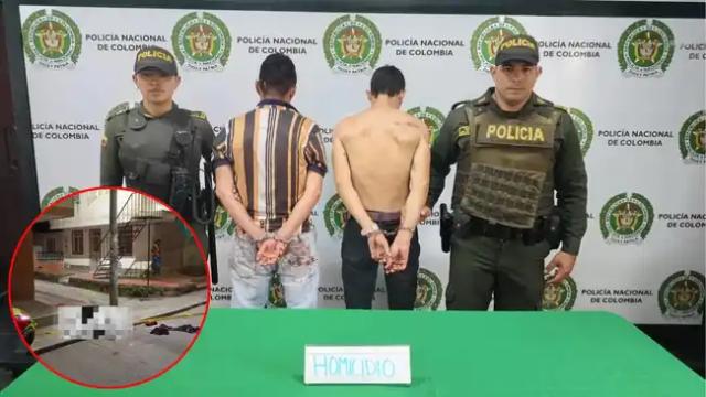 Alias "Mancuso" y "Omar" capturados tras el despiadado asesinato de Sergio André Amaya, en Girón.