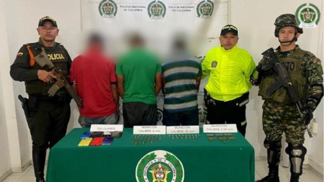 Tres peligrosos miembros del Clan del Golfo fueron capturados en Santander, planeaban sembrar el terror en el Magdalena Medio