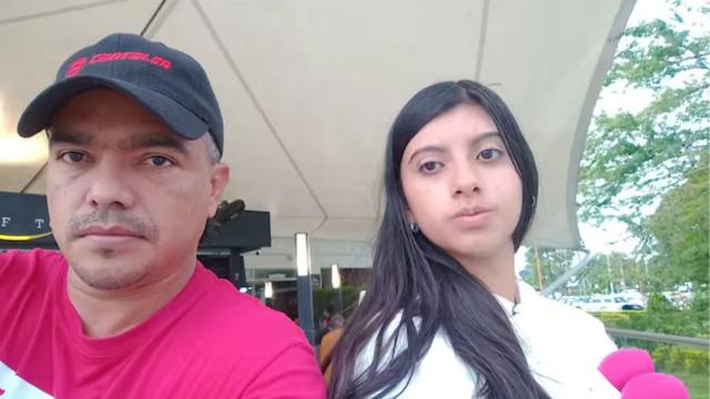 Ángel Manrique, Taxista bumangués  que suplica por ayuda para despedir a su hija quien murió en un trágico accidente en España