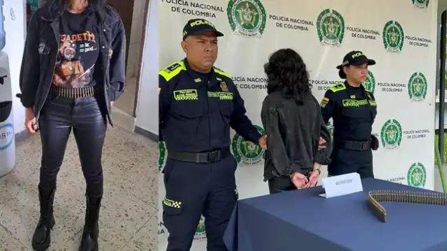 Escándalo en la Policía de Bucaramanga: Joven fue capturada por llevar un cinturón de balas al estilo de una banda de Metal