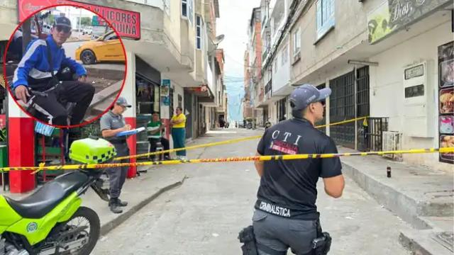 Video: "El Flaco" fue asesinado a balazos en el barrio Prados del Sur en Floridablanca, el atacante le disparó por la espalda.